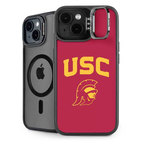 University of Southern California USC Trojan Logo iPhone 14 Kickstand Case